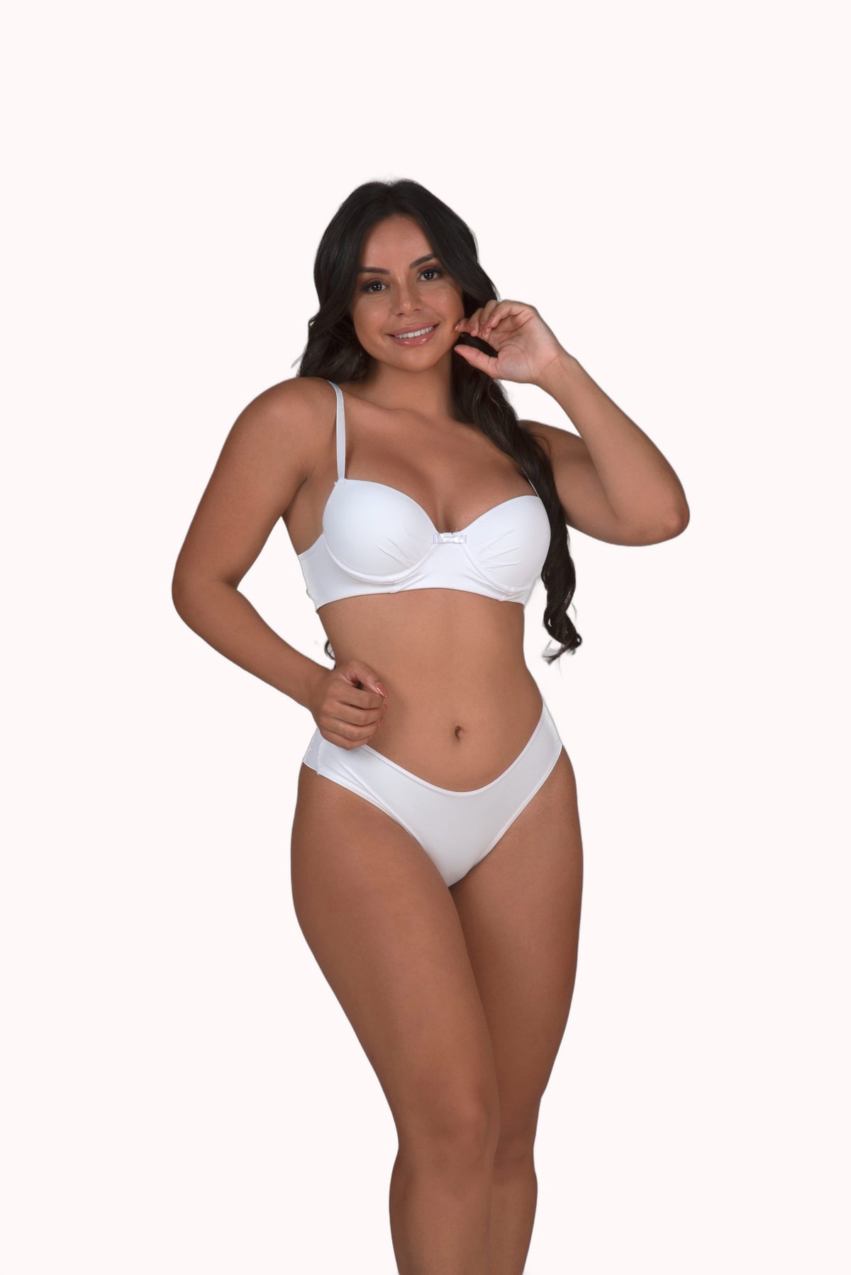 Conjunto com calcinha de microfibra estilo fio duplo – Doce Malícia