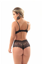 Lingerie de bojo com renda em cores sortidas – Doce Malícia