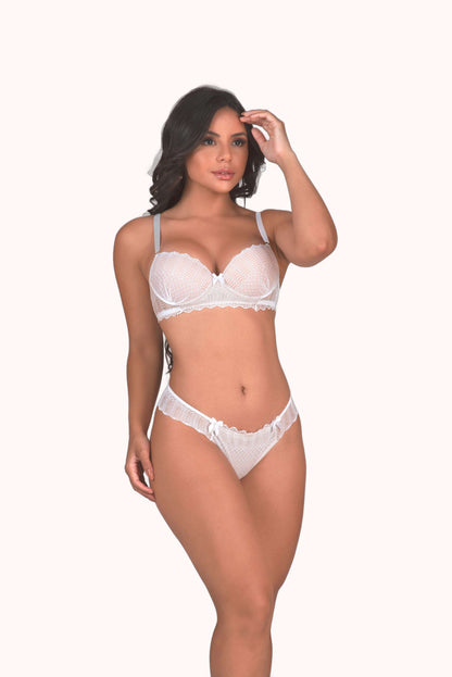 Conjunto de bojo com renda desenhada – Doce Malícia