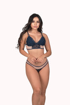 Lingerie sem bojo com renda e tule – Doce Malícia