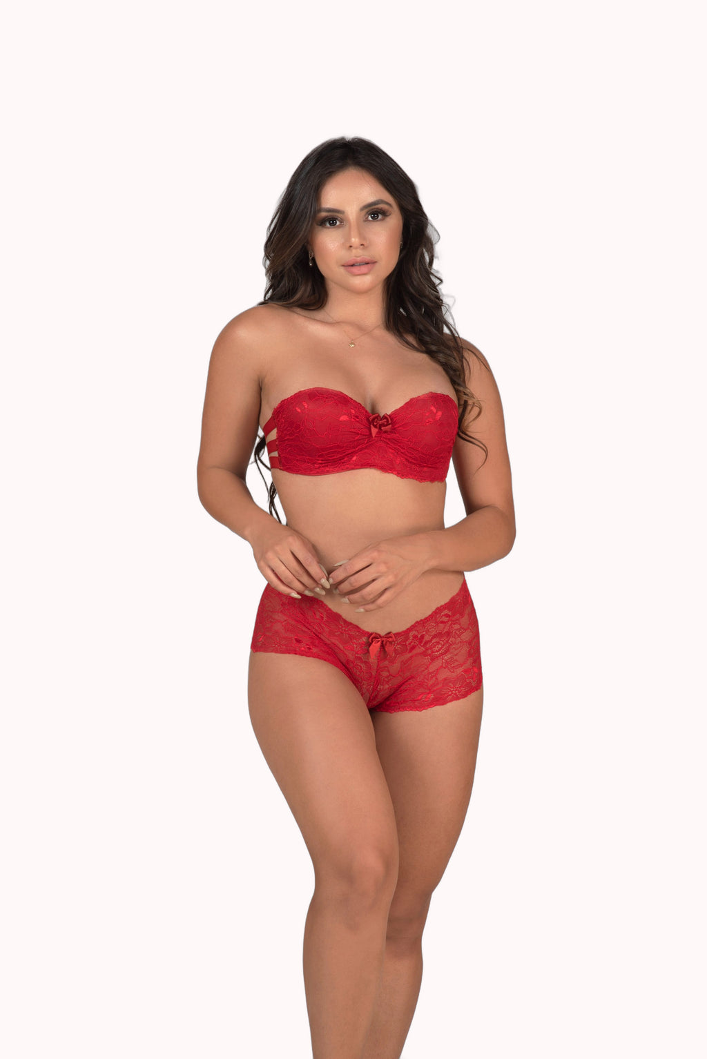 Conjunto tomara que caia em renda – Doce Malícia