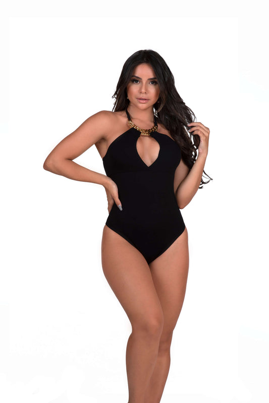 Body com bijoux em azul – Doce Malícia