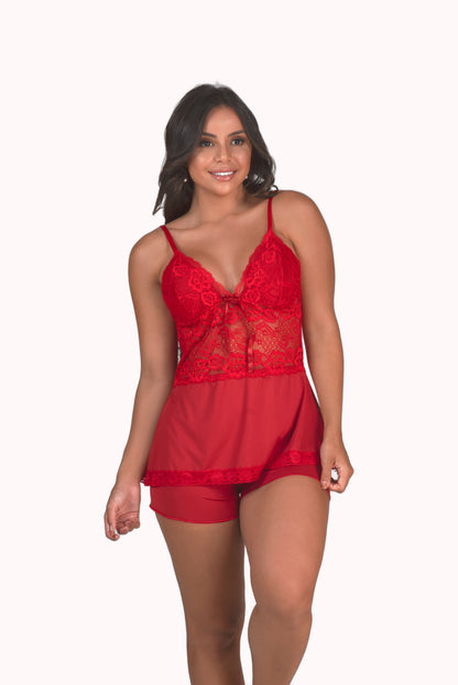 Short Doll com Renda no Busto