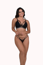 Conjunto sexy com strappy – Doce Malícia