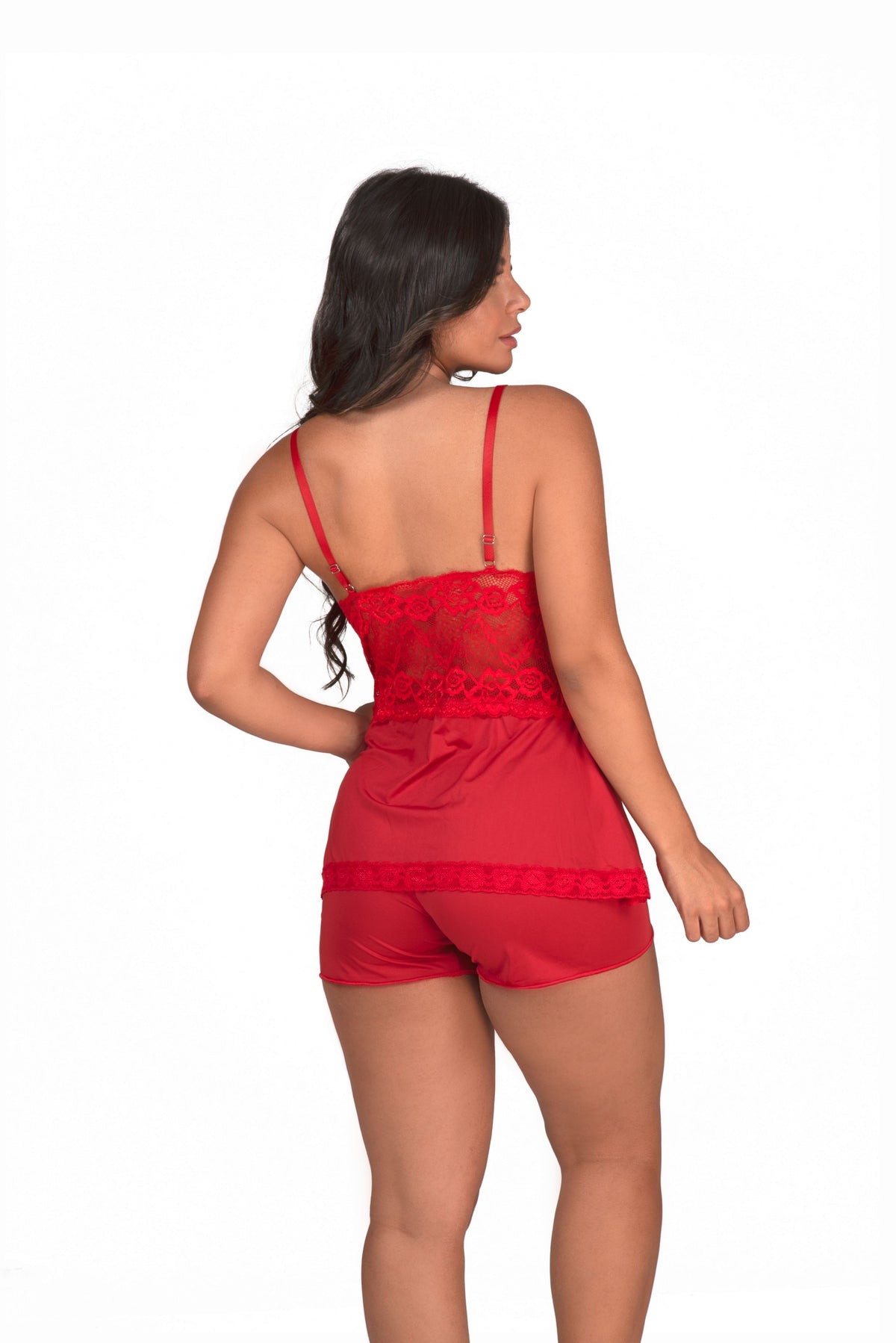 Short doll com renda no busto em Branco – Doce Malícia