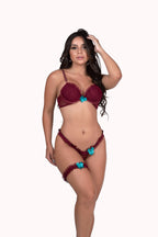 Conjunto sexy com perneira – Doce Malícia