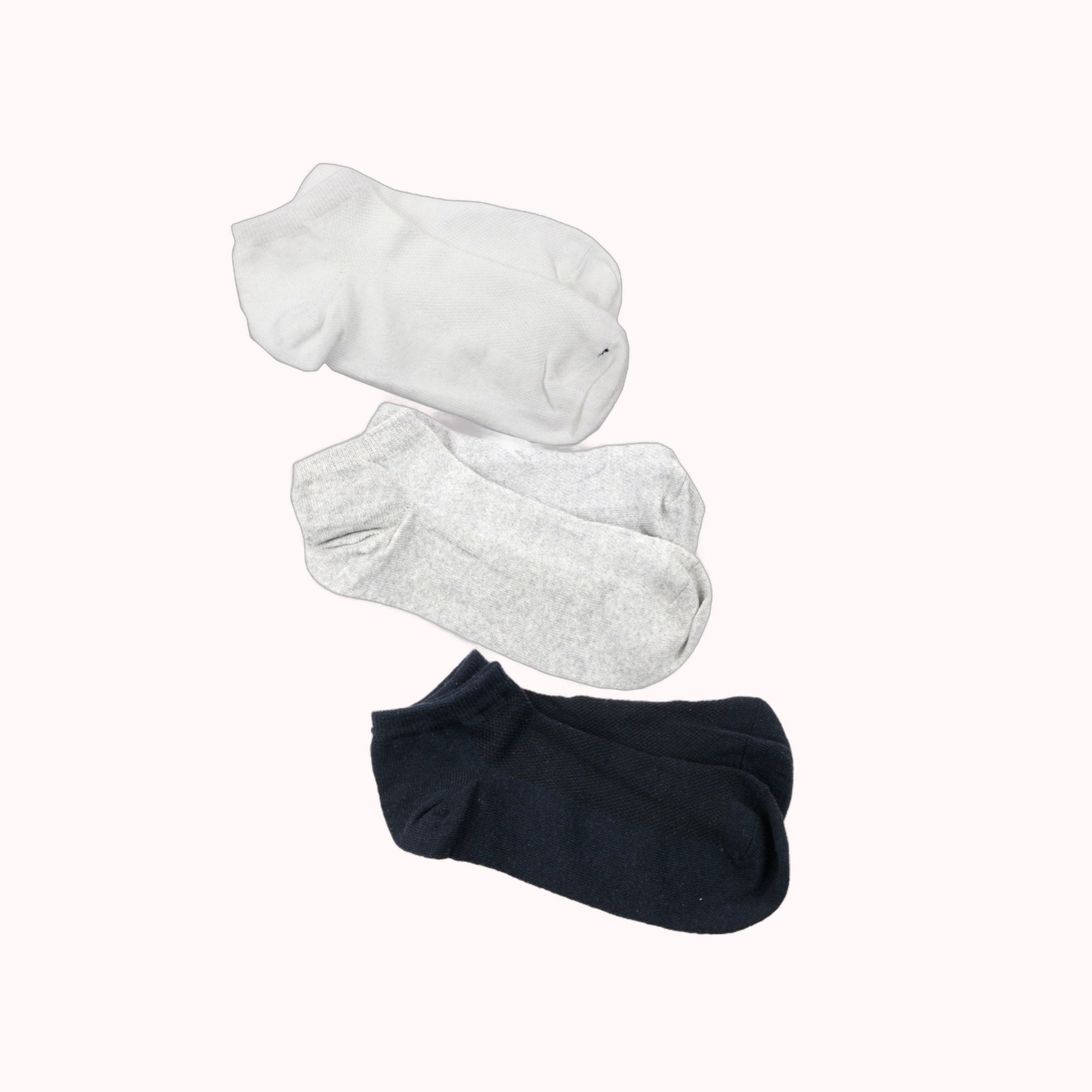 Kit com 3 meias invisíveis masculinas – Doce Malícia