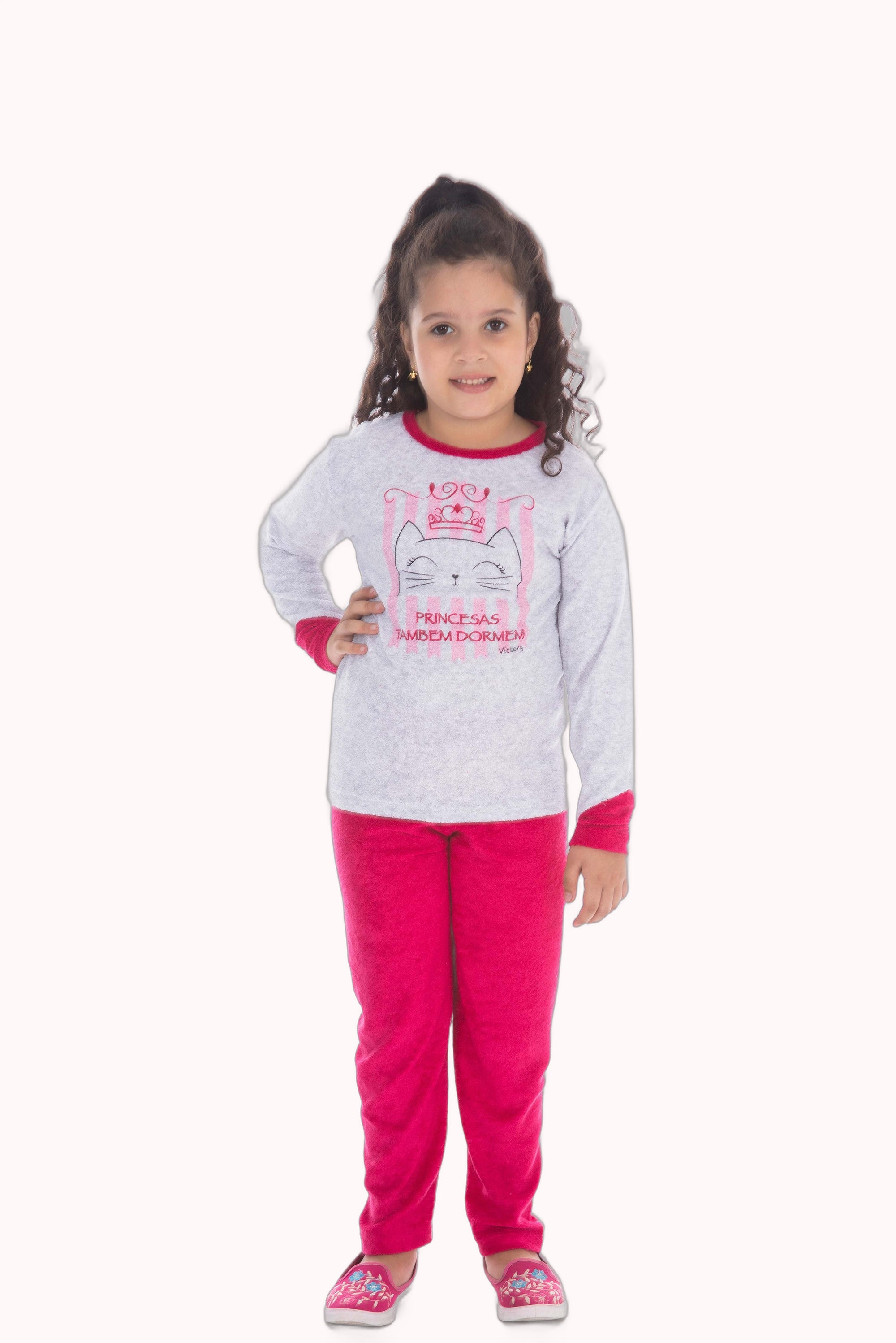 Pijama infantil em plush – Doce Malícia