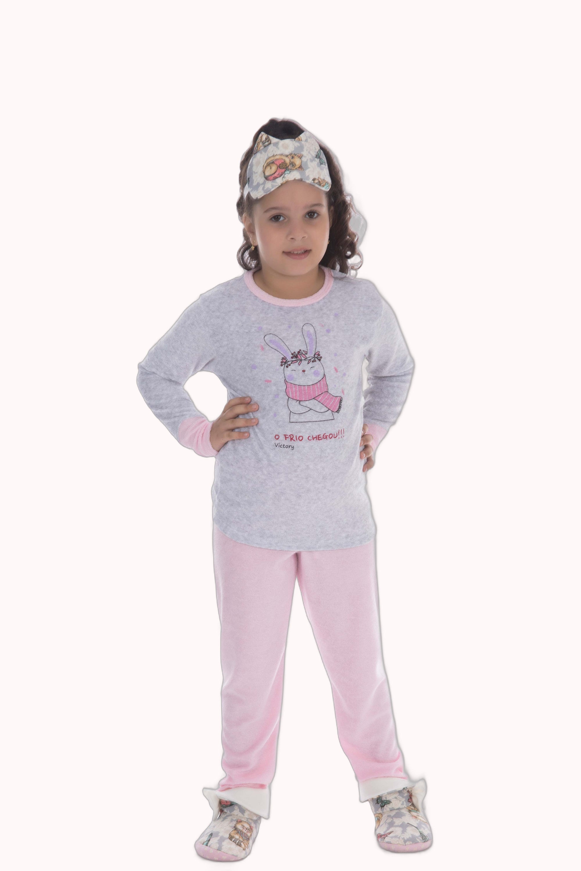 Pijama infantil em plush – Doce Malícia