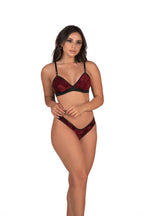 Conjunto em veludo molhado em cores sortidas – Doce Malícia