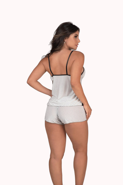 Short Doll com detalhe em renda – Doce Malícia