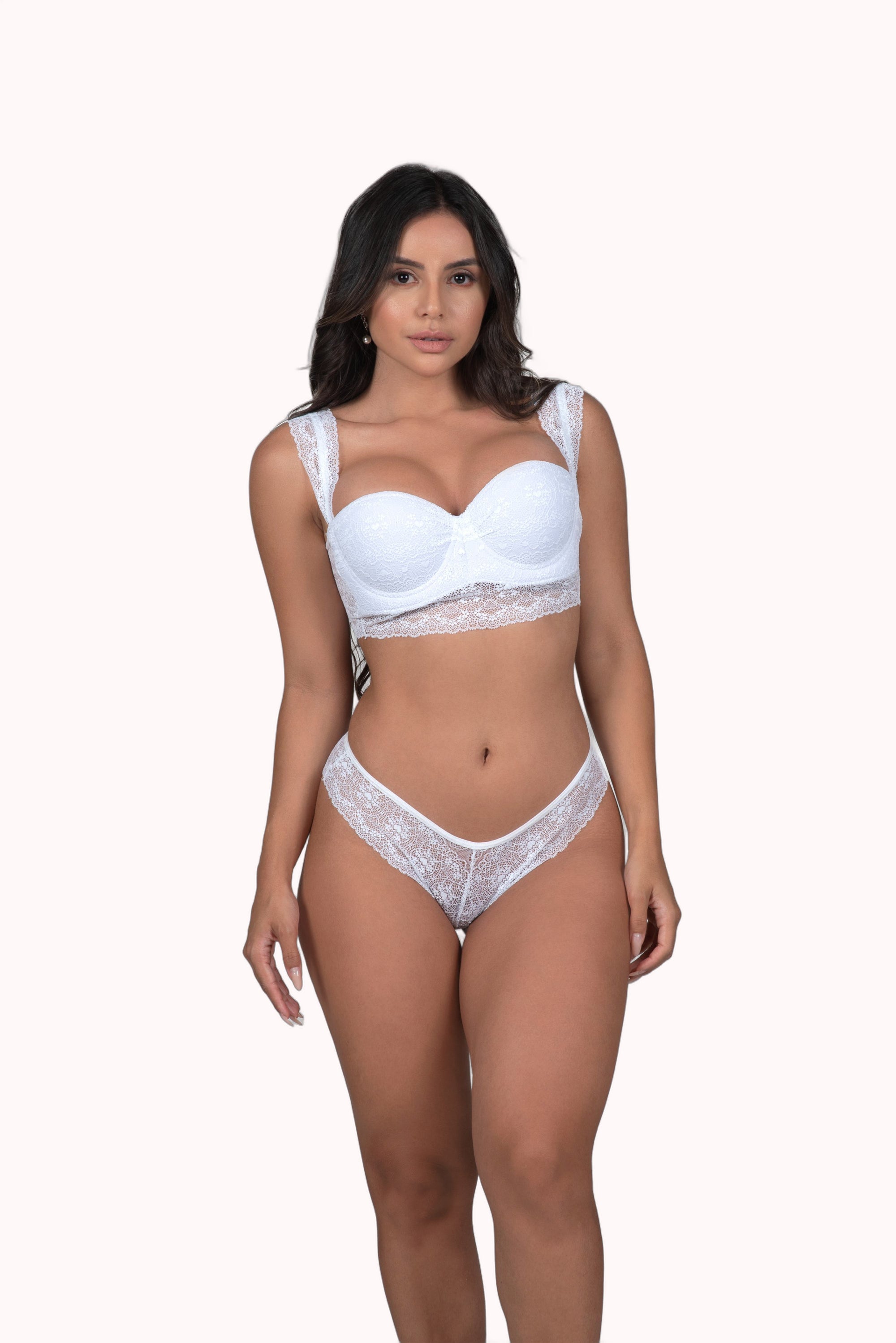 Conjunto de lingerie com strass – Doce Malícia