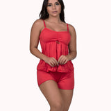 Short doll de microfibra com babado – Doce Malícia