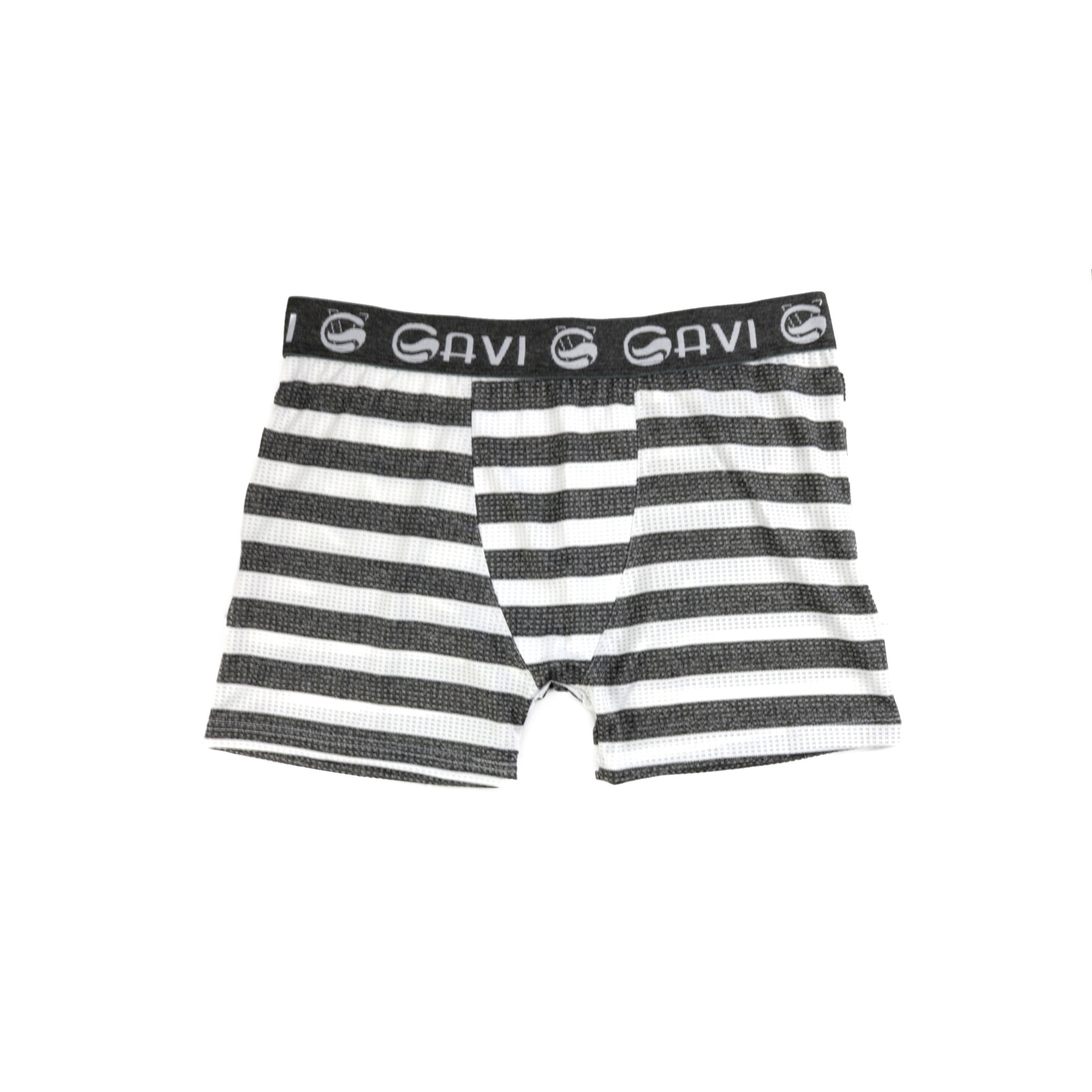 Cueca Boxer listrada em Branco – Doce Malícia