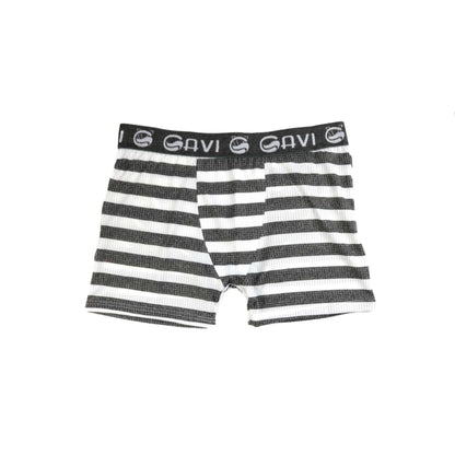Cueca Boxer listrada em Branco – Doce Malícia