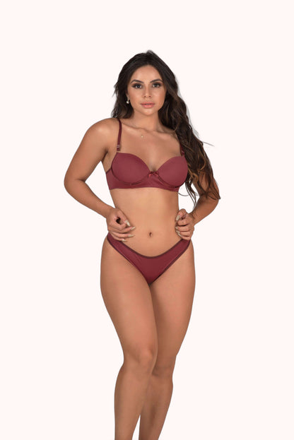 Conjunto em microfibra lisa – Doce Malícia