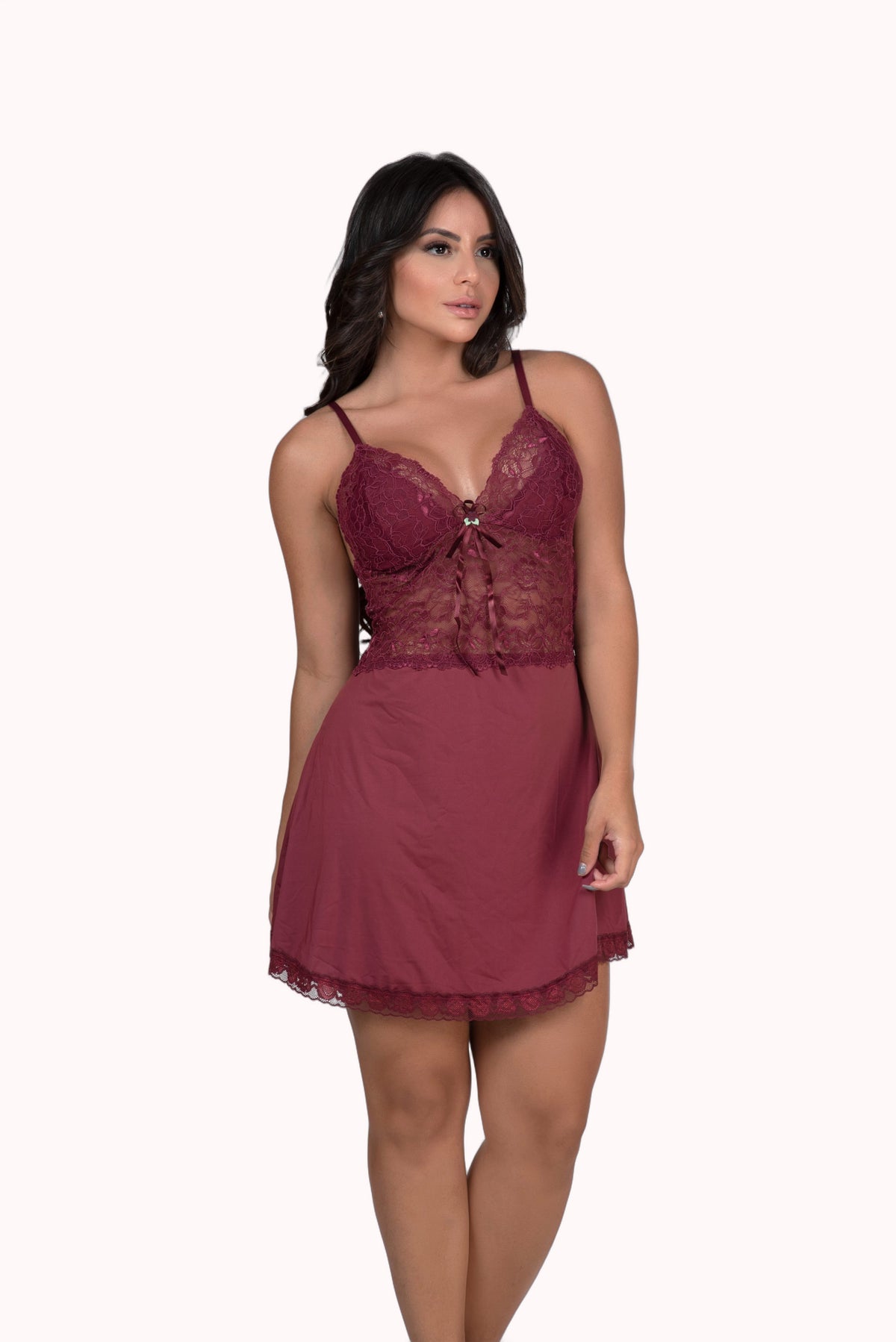 Camisola sensual em microfibra lisa – Doce Malícia