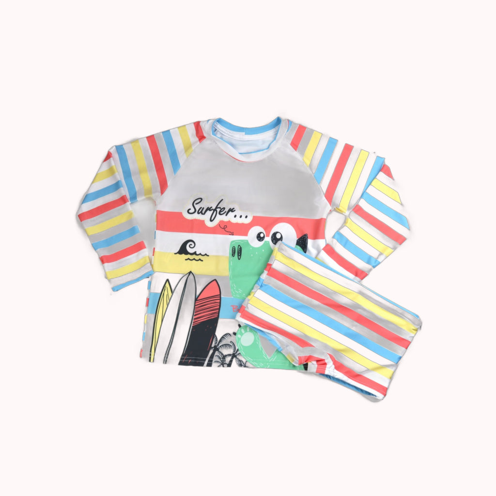Conjunto de praia Infantil com proteção  UV – Doce Malícia