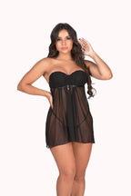 Camisola tomara que caia e tule – Doce Malícia