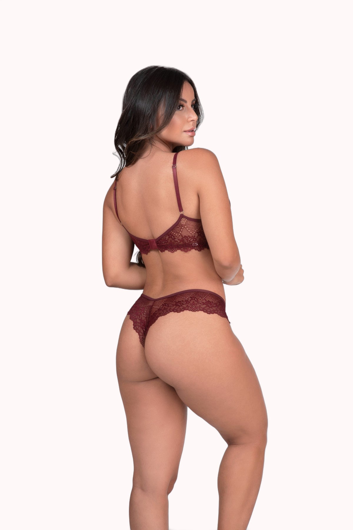 Conjunto todo em renda – Doce Malícia