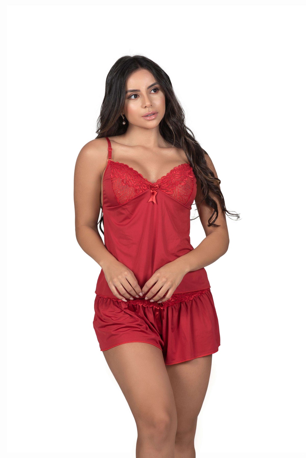 Camisete em renda e microfibra em cores sortidas – Doce Malícia