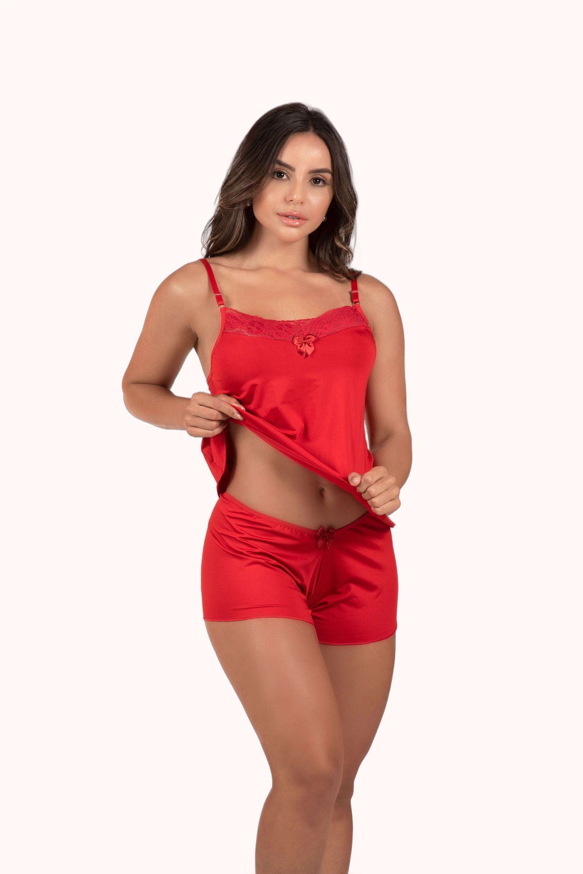 Short Doll em microfibra lisa – Doce Malícia