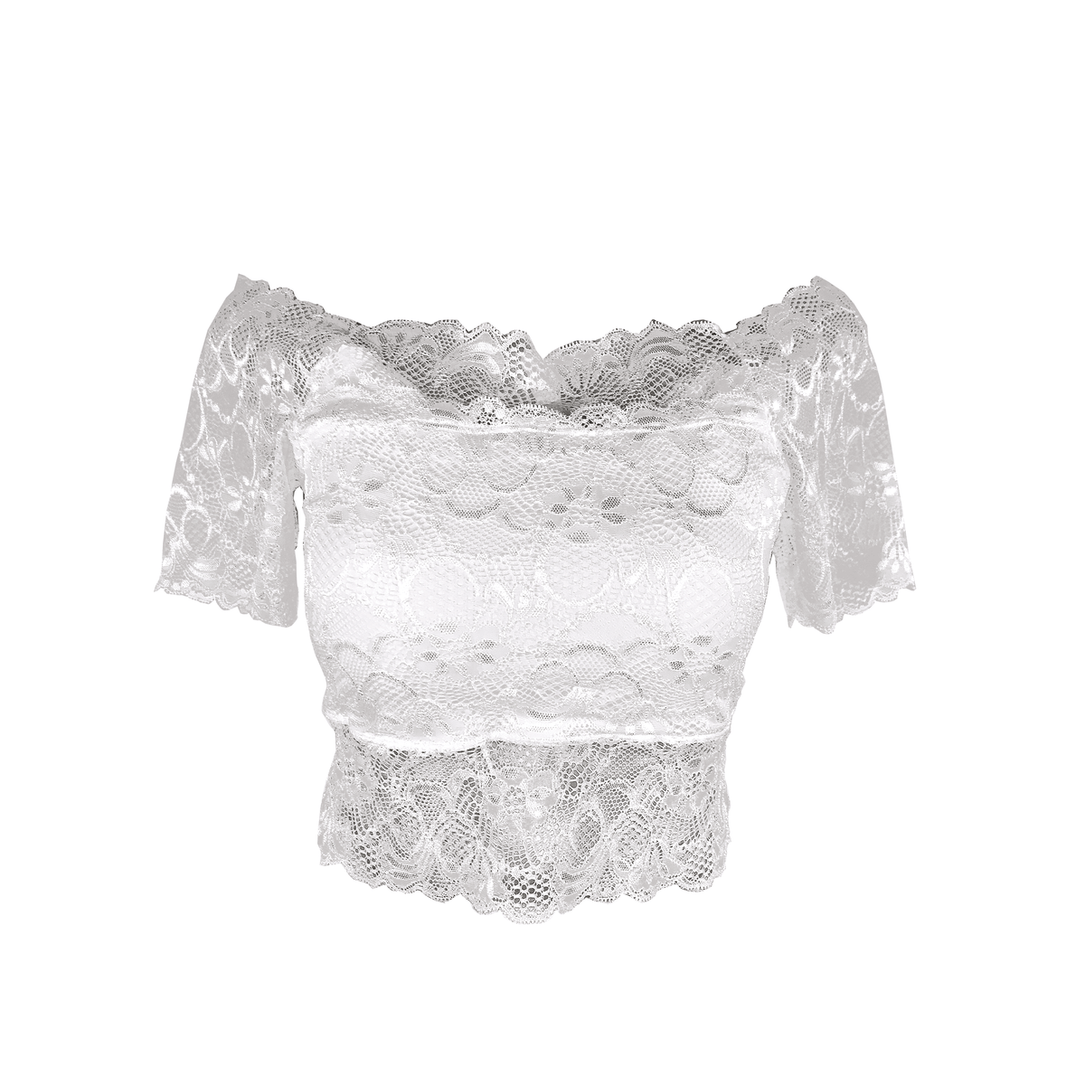 Bustiê em renda em Branco – Doce Malícia