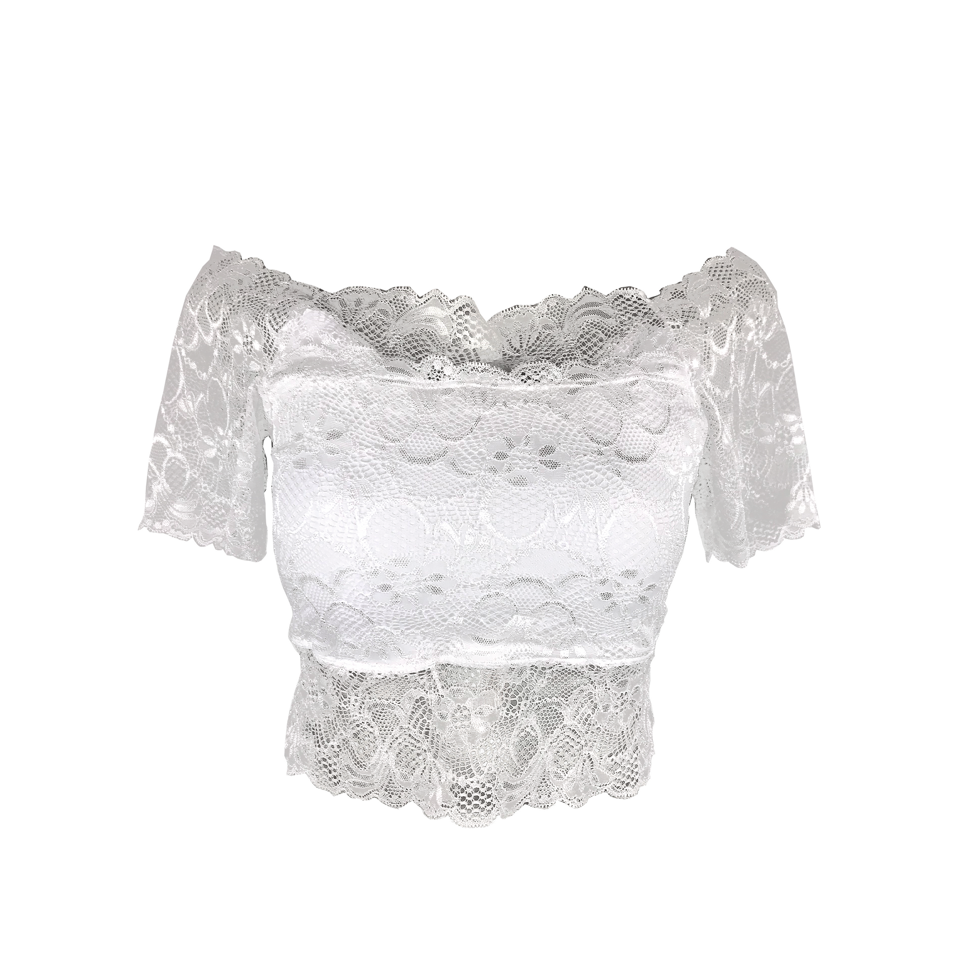 Bustiê em renda em Branco – Doce Malícia
