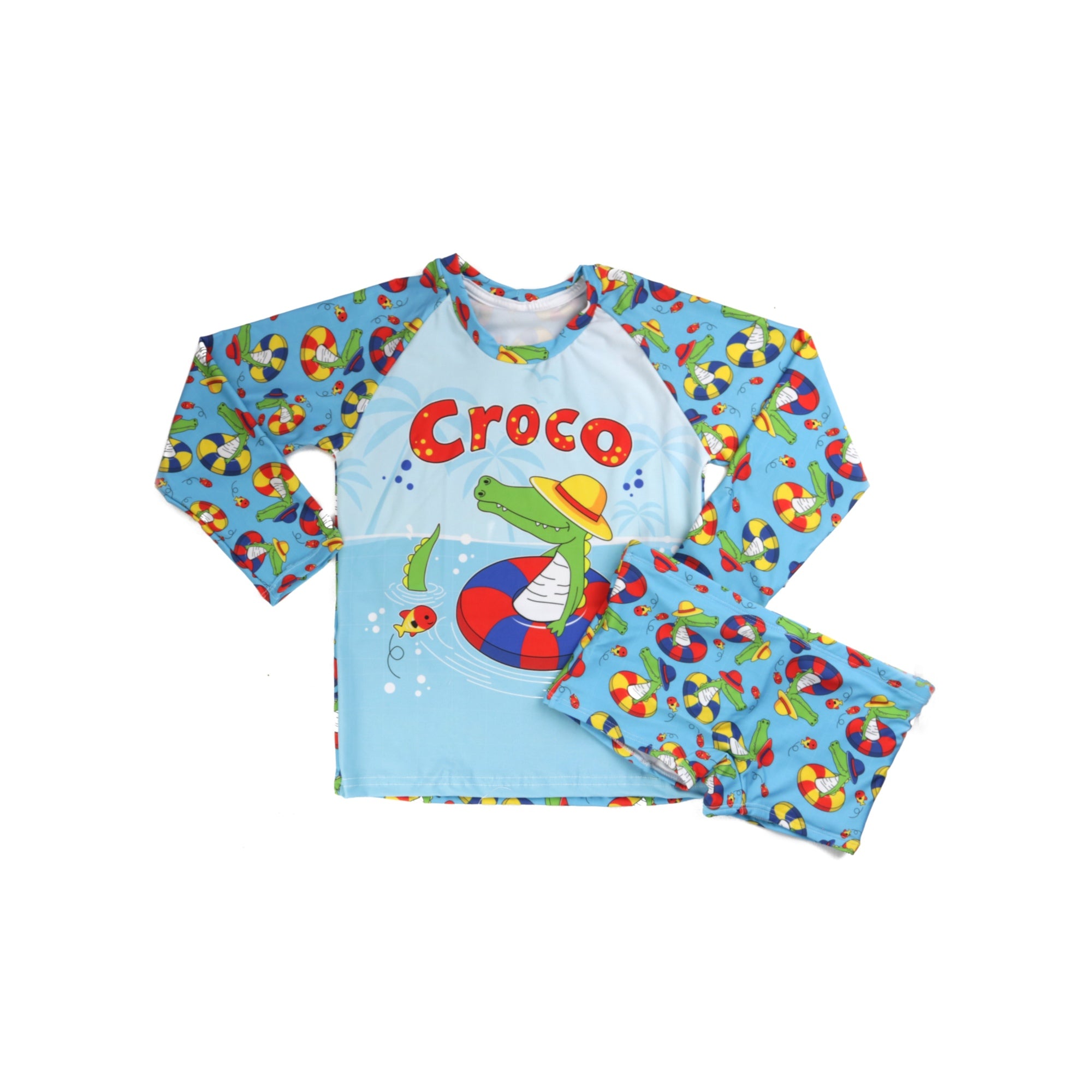 Conjunto de praia Infantil com em estampas variadas – Doce Malícia