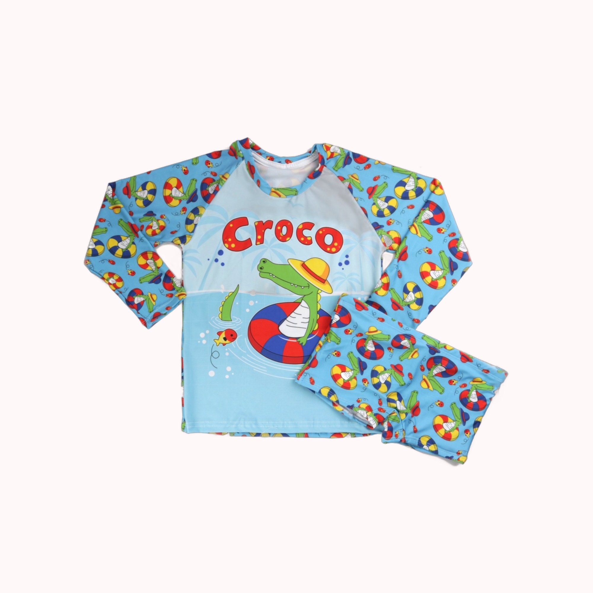 Conjunto de praia Infantil com proteção  UV – Doce Malícia