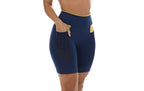 Bermuda fitness com bolso em azul-Marinho – Doce Malícia