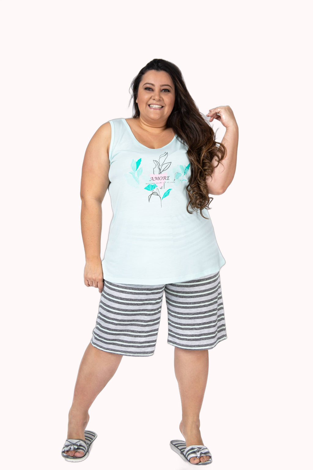 Bermudoll plus size estilo regata – Doce Malícia