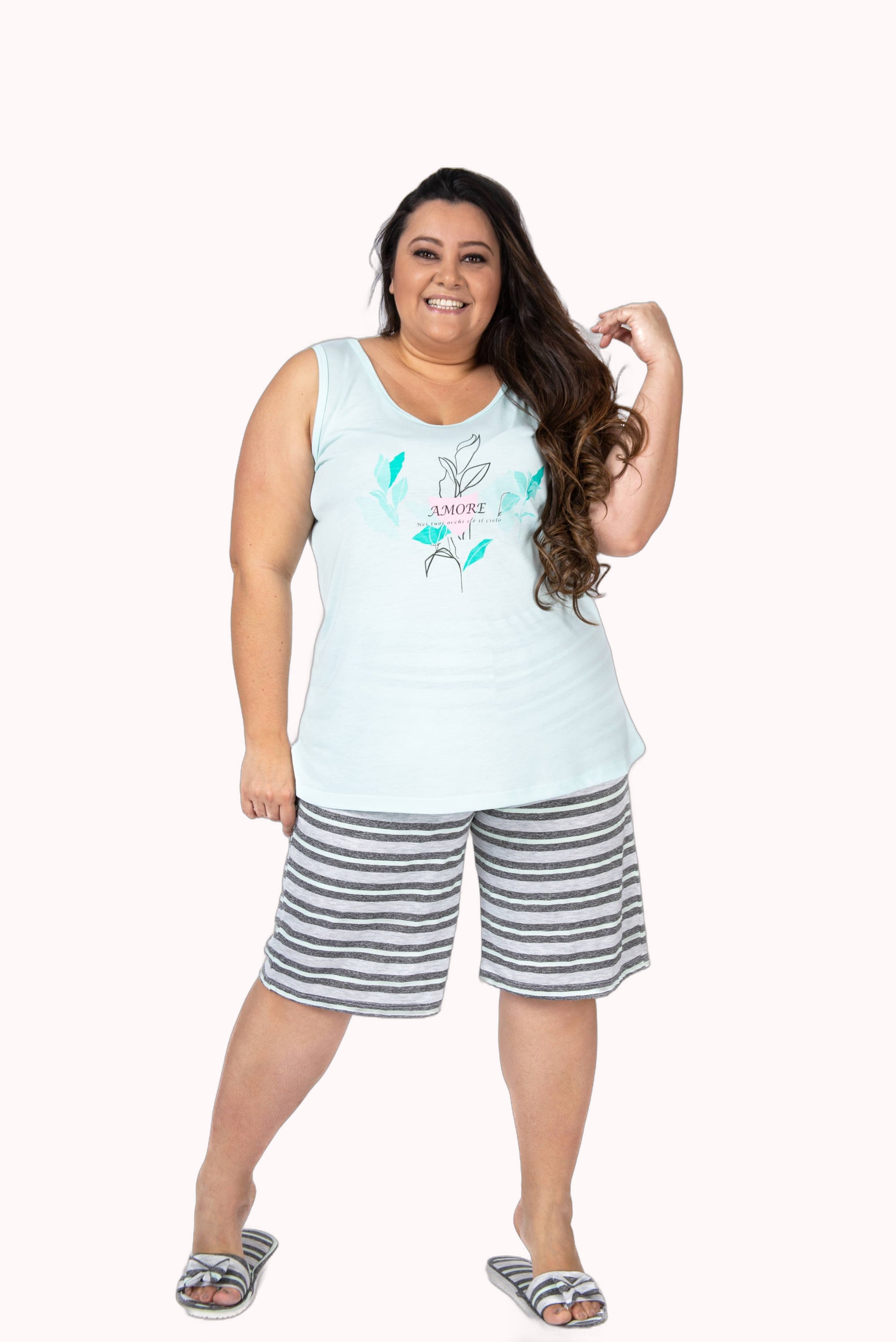 Bermudoll plus size estilo regata – Doce Malícia