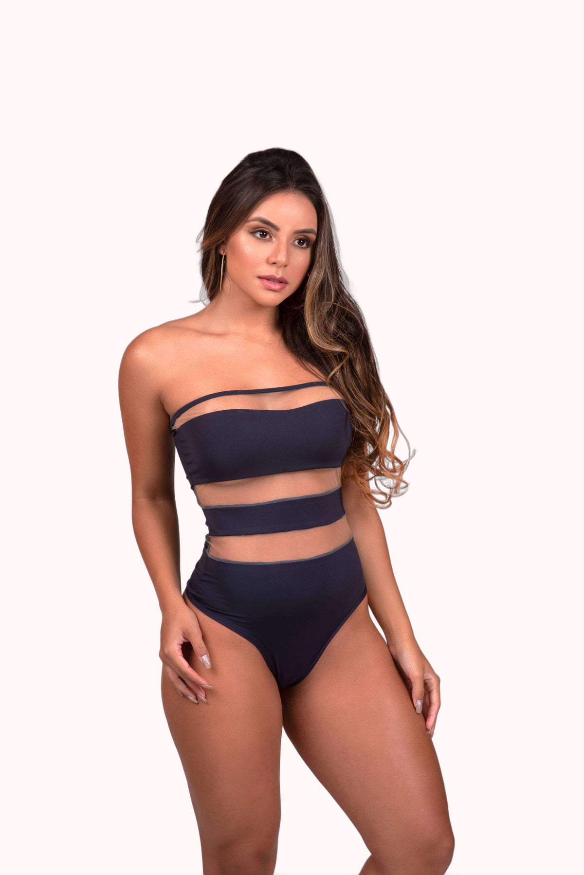 Body em microfibra e tule – Doce Malícia