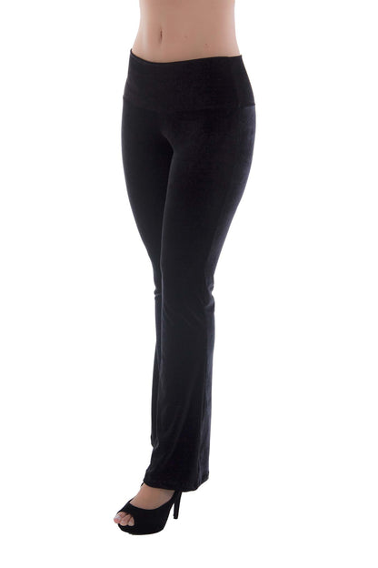 Calça de veludo em azul-Marinho – Doce Malícia