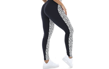 Calça legging animal print branco em Animal print - Branco – Doce Malícia