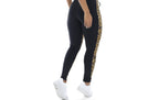 Calça legging em animal print amarelo em Animal Print- Onça – Doce Malícia