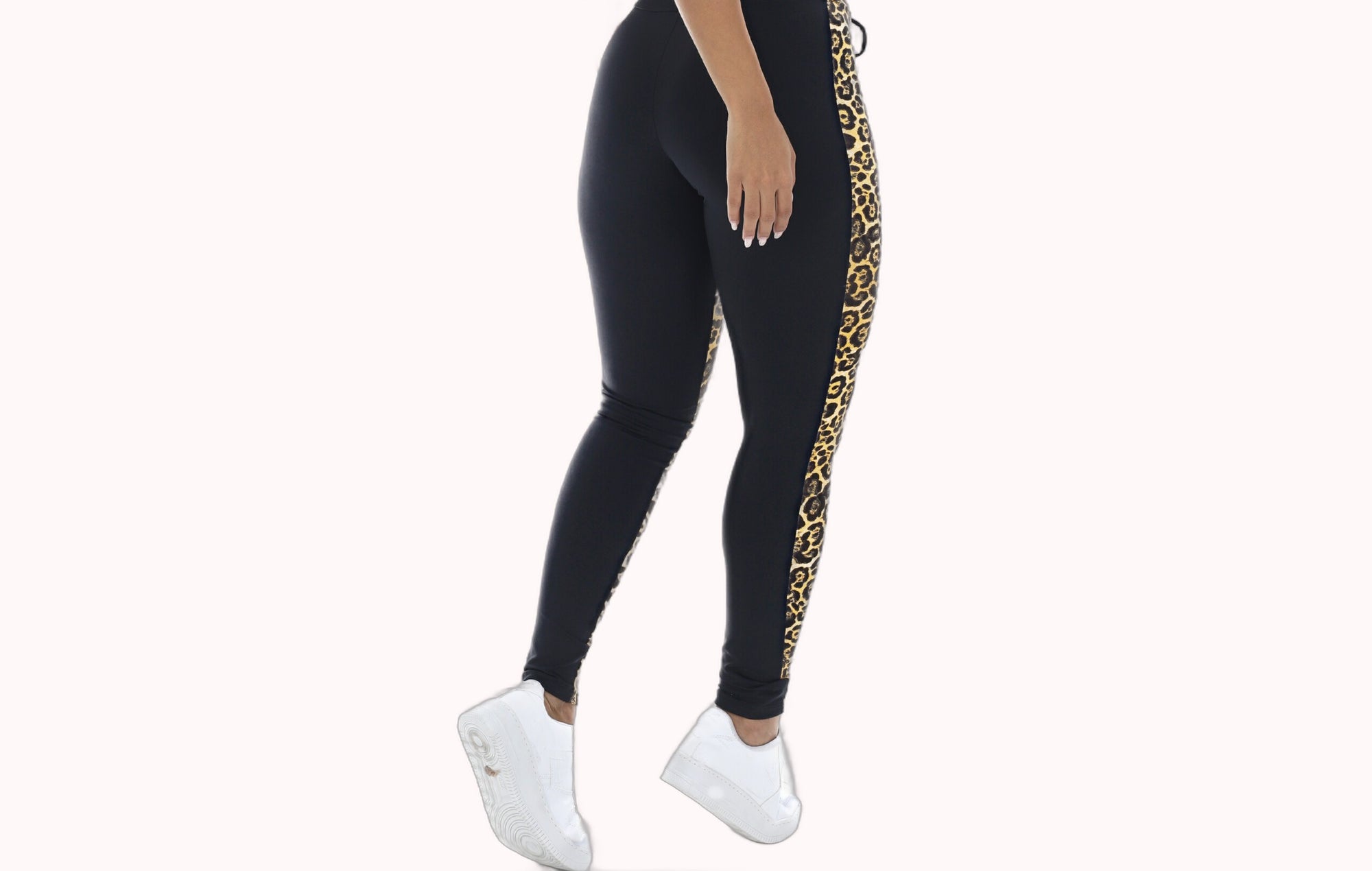 Calça legging em animal print amarelo – Doce Malícia