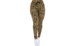 Calça legging em animal print amarelo em Animal Print- Onça – Doce Malícia
