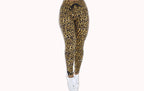 Calça legging em animal print amarelo – Doce Malícia