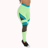 Calça legging verde com recortes – Doce Malícia