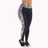 Calça legging preta com Estampas – Doce Malícia