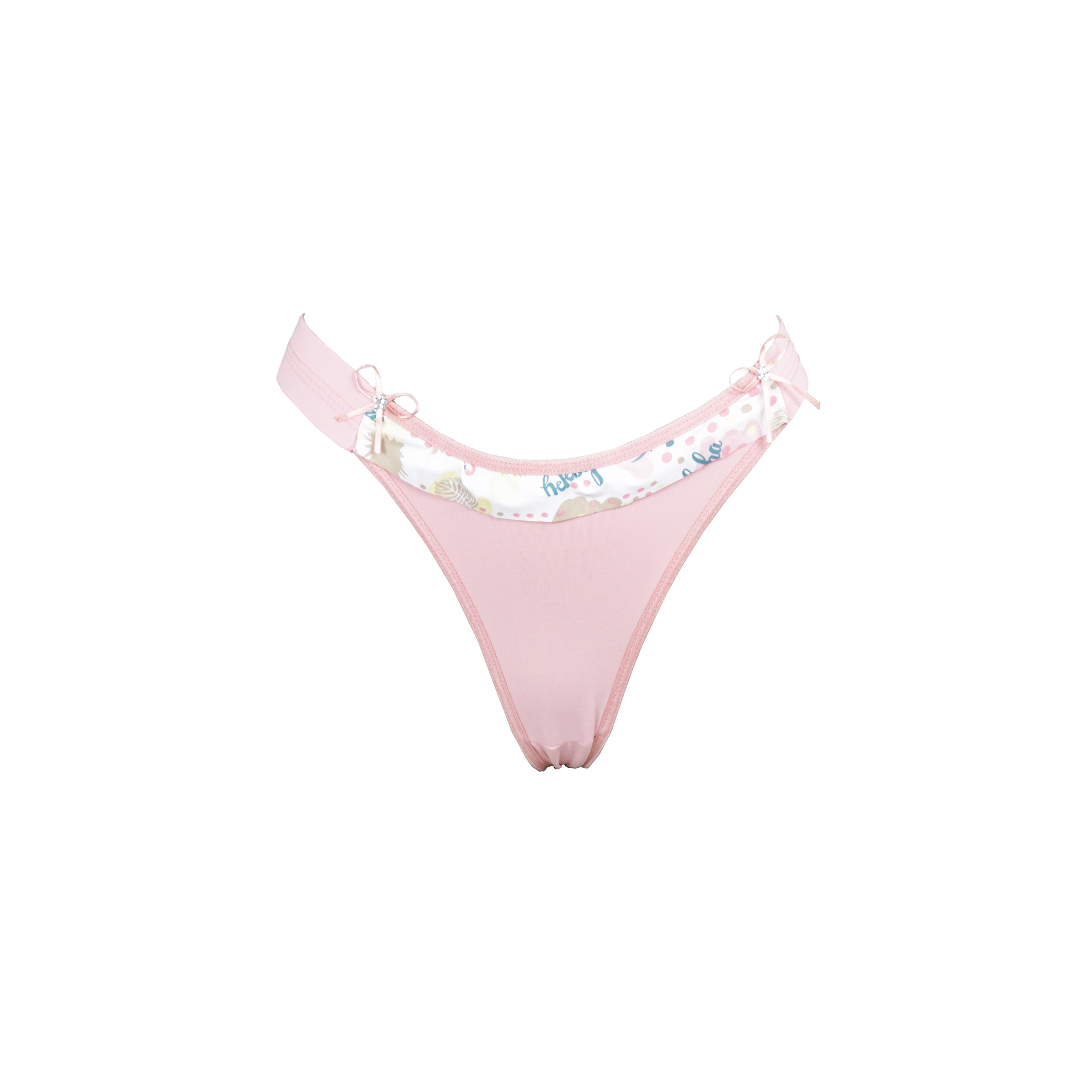 Calcinha de pala embutida com babado em Branco – Doce Malícia