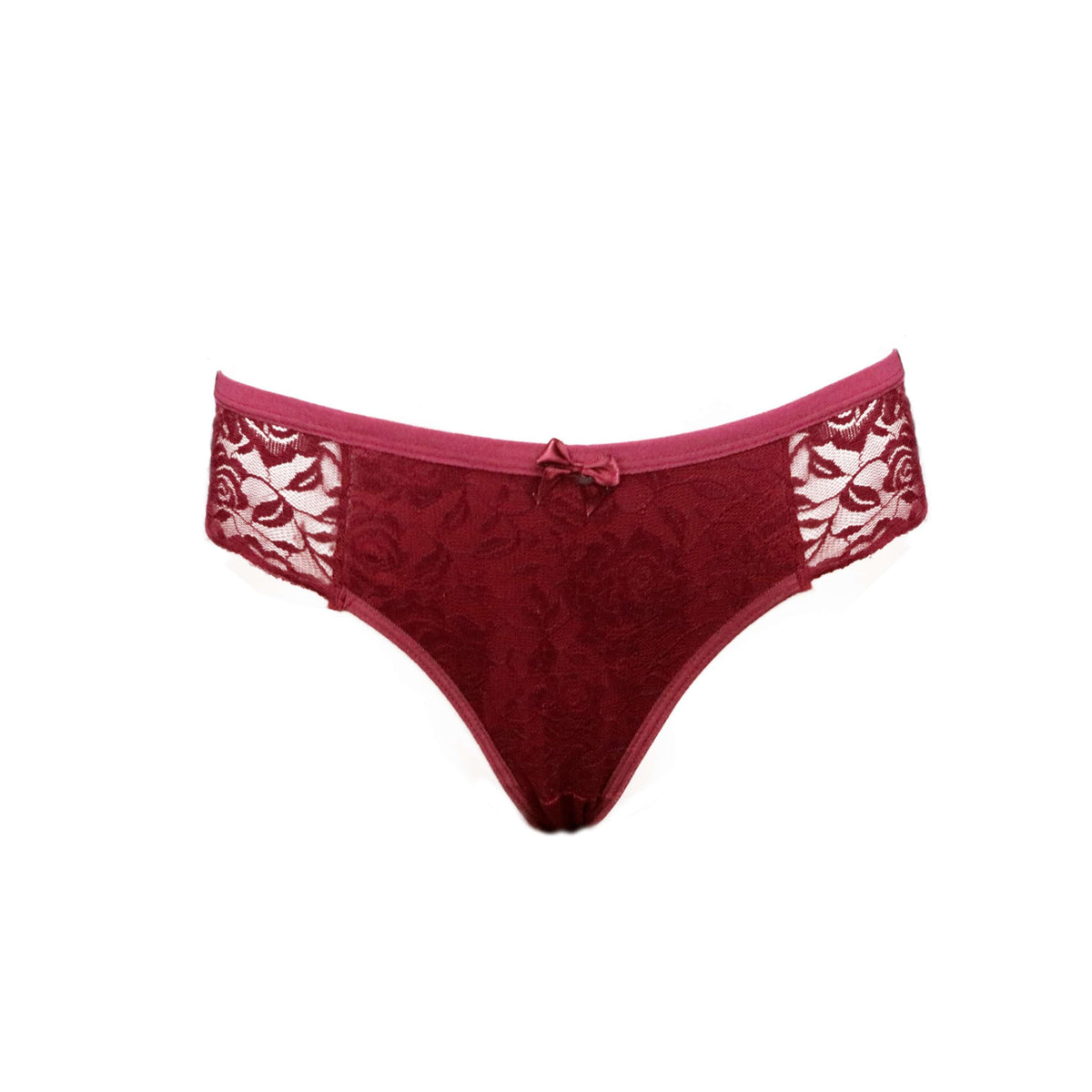 Tanga conforto com renda em azul-Marinho – Doce Malícia