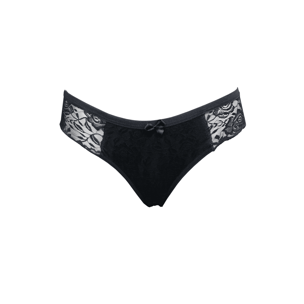 Tanga conforto com renda em azul-Marinho – Doce Malícia