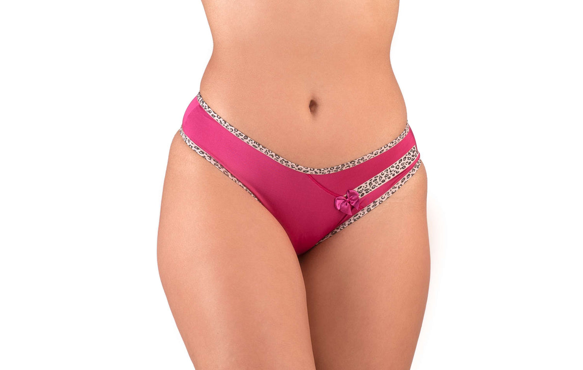 Calcinha com aviamento estampado em Branco – Doce Malícia