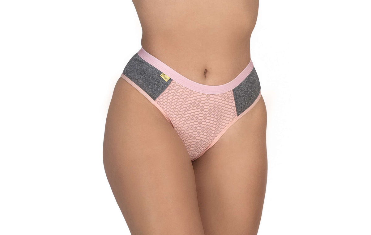 Calcinha conforto com tule bordado em Branco – Doce Malícia