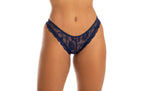 Calcinha sexy em renda com em azul-Marinho – Doce Malícia