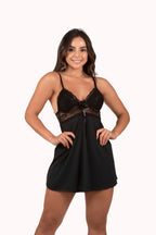 Camisola em microfibra lisa com costa nua – Doce Malícia