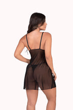 Camisola em tule com Calcinha – Doce Malícia